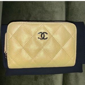 Chanel Zip Card Case NWT